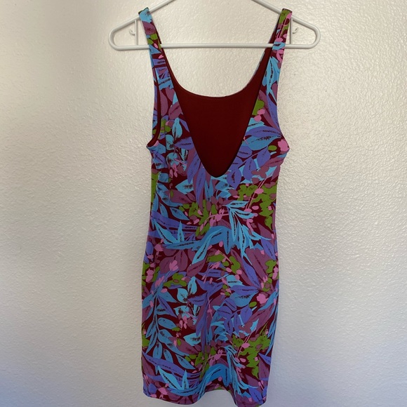 NWT UO Floral Bodycon Dress - Picture 3 of 6
